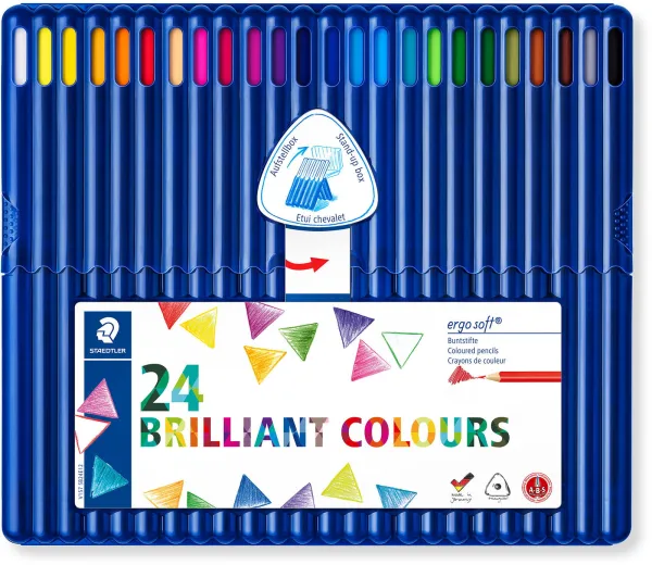 Staedtler Ergosoft 157 farveblyanter 24 stk.